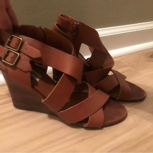 Brown Steve Madden Wedges